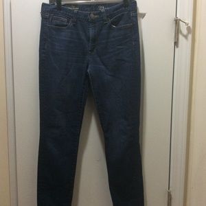 J. Crew Women's Skinny Jeans in Dark Blue Denim